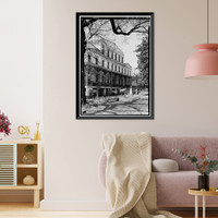 Cobb Institute, Girls' Dormitory, 220 North Milledge Avenue, Athens, Clarke County, GA - 2 Classic, Antique Wall Art