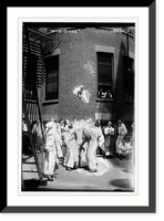 Historic Framed Print, Hand Stand,  17-7/8" x 21-7/8"