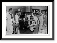 Historic Framed Print, Naval student cooks,  17-7/8" x 21-7/8"