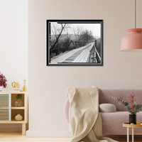 County Road 130 Bridge, Spanning Gulf Creek, Rising Fawn vicinity, Dade County, GA - 3, Vintage Poster