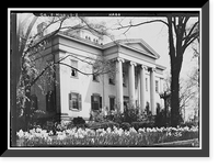 Old Governor's Mansion, Clark & Green Streets, Milledgeville, Baldwin County, GA, Vintage Wall Art