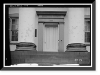 Old Governor's Mansion, Clark & Green Streets, Milledgeville, Baldwin County, GA - 3, Vintage Print