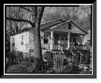 Historic Framed Print, 620 North Wilkinson Street (House), Milledgeville, Baldwin County, GA - 3,  17-7/8" x 21-7/8"