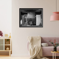 Historic Framed Print, 630 North Wilkinson Street (House), Milledgeville, Baldwin County, GA - 8,  17-7/8" x 21-7/8"