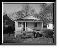 Historic Framed Print, 636 North Wilkinson Street (House), Milledgeville, Baldwin County, GA,  17-7/8" x 21-7/8"