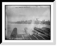 Historic Framed Print, Lower Manhattan from Brooklyn,  17-7/8" x 21-7/8"