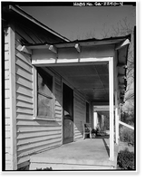 Historic Framed Print, 636 North Wilkinson Street (House), Milledgeville, Baldwin County, GA - 4,  17-7/8" x 21-7/8"