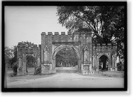 Old State Capitol, Milledgeville, Baldwin County, GA - 4, Historic Print
