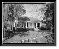 Polhill-Baugh House, State Highway 243, Milledgeville vicinity, Baldwin County, GA, Vintage Poster