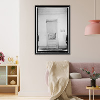 Historic Framed Print, Boykin Hall, Milledgeville vicinity, Baldwin County, GA - 9,  17-7/8" x 21-7/8"