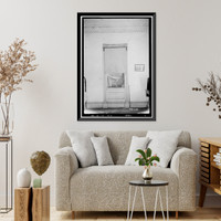 Historic Framed Print, Boykin Hall, Milledgeville vicinity, Baldwin County, GA - 9,  17-7/8" x 21-7/8"