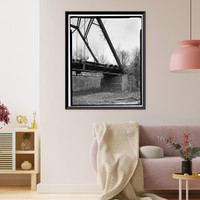 Blackwell Bridge, Heardmont Vicinity, County Road 244, Heardmont vicinity, Elbert County, GA - 9, Antique Poster