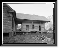 Grogan House, Northwest Side County Road, Middleton, Elbert County, GA - 4, Antique Print