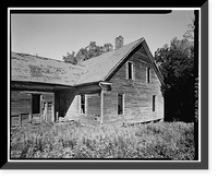Grogan House, Northwest Side County Road, Middleton, Elbert County, GA - 6, Antique Poster