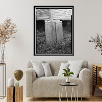 Grogan House, Northwest Side County Road, Middleton, Elbert County, GA - 9 Classic, Antique Poster