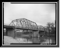 Second Avenue Bridge, Spanning Oostanaula on State Route 101 (Second Ave, Rome, Floyd County, GA - 2, Antique Poster