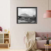 Second Avenue Bridge, Spanning Oostanaula on State Route 101 (Second Ave, Rome, Floyd County, GA - 2, Antique Poster