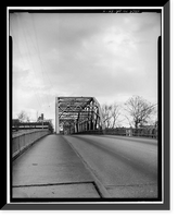 Second Avenue Bridge, Spanning Oostanaula on State Route 101 (Second Ave, Rome, Floyd County, GA - 4, Vintage Print