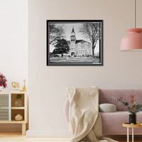Atlanta University, Stone Hall, Morris Brown College Campus, Atlanta, Fulton County, GA, Antique Poster
