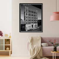 Historic Framed Print, Odd Fellows Building & Auditorium, 228-250 Auburn Avenue, Atlanta, Fulton County, GA - 8,  17-7/8" x 21-7/8"