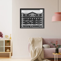 Historic Framed Print, Odd Fellows Building & Auditorium, 228-250 Auburn Avenue, Atlanta, Fulton County, GA - 10,  17-7/8" x 21-7/8"