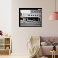 Historic Framed Print, 126-255 Auburn Avenue (Commercial Buildings), Auburn Avenue, Atlanta, Fulton County, GA - 10,  17-7/8" x 21-7/8"