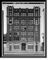 Historic Framed Print, 126-255 Auburn Avenue (Commercial Buildings), Auburn Avenue, Atlanta, Fulton County, GA - 20,  17-7/8" x 21-7/8"
