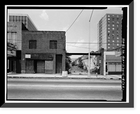 Historic Framed Print, 126-255 Auburn Avenue (Commercial Buildings), Auburn Avenue, Atlanta, Fulton County, GA - 55,  17-7/8" x 21-7/8"