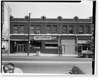 Historic Framed Print, 126-255 Auburn Avenue (Commercial Buildings), Auburn Avenue, Atlanta, Fulton County, GA - 64,  17-7/8" x 21-7/8"