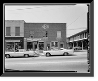 Historic Framed Print, 126-255 Auburn Avenue (Commercial Buildings), Auburn Avenue, Atlanta, Fulton County, GA - 77,  17-7/8" x 21-7/8"