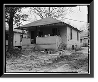 Historic Framed Print, 3335 Oak Valley Road (House), Atlanta, Fulton County, GA,  17-7/8" x 21-7/8"