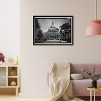 Georgia State Capitol, Capitol Square, Atlanta, Fulton County, GA - 19, Antique Print