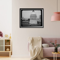 Georgia State Capitol, Capitol Square, Atlanta, Fulton County, GA - 148, Antique Print