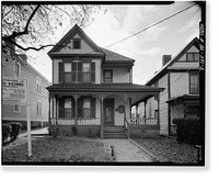 Martin Luther King Jr. Birth Home, 501 Auburn Avenue, Atlanta, Fulton County, GA - 2 Classic, Antique Wall Art