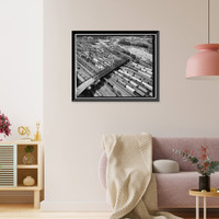 Marietta Road Bridge, Marietta Road, Spanning Inman Railroad Yards, Atlanta, Fulton County, GA - 6, Vintage Wall Art