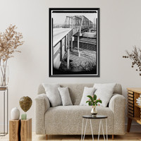 Marietta Road Bridge, Marietta Road, Spanning Inman Railroad Yards, Atlanta, Fulton County, GA - 12 Classic, Vintage Wall Art