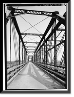 Marietta Road Bridge, Marietta Road, Spanning Inman Railroad Yards, Atlanta, Fulton County, GA - 15, Vintage Wall Art