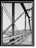 Marietta Road Bridge, Marietta Road, Spanning Inman Railroad Yards, Atlanta, Fulton County, GA - 17, Vintage Poster