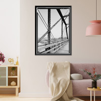 Marietta Road Bridge, Marietta Road, Spanning Inman Railroad Yards, Atlanta, Fulton County, GA - 17, Vintage Poster