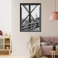 Marietta Road Bridge, Marietta Road, Spanning Inman Railroad Yards, Atlanta, Fulton County, GA - 18, Antique Wall Art