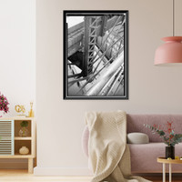 Marietta Road Bridge, Marietta Road, Spanning Inman Railroad Yards, Atlanta, Fulton County, GA - 20, Antique Wall Art