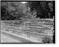 Lutens Bridge, County Road 228, Spanning Pine Log Creek, Cash vicinity, Gordon County, GA - 4, Historic Print