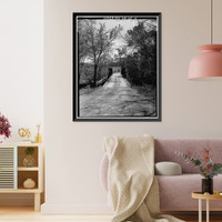 Gordon County Road 220 Bridge, Spanning Pine Log Creek on County Road 220, Fairmount vicinity, Gordon County, GA - 4 Classic, Vintage Print