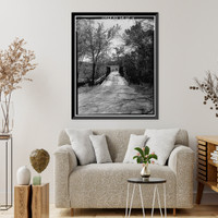 Gordon County Road 220 Bridge, Spanning Pine Log Creek on County Road 220, Fairmount vicinity, Gordon County, GA - 4 Classic, Vintage Print