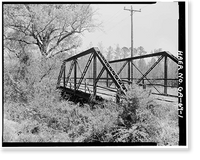 Gordon County Road No. 24 Bridge, Spanning New Town Creek at County Road 24, New Town vicinity, Gordon County, GA Classic, Vintage Print