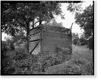 Benjamin Holmes Farm, Smokehouse, 1458 Dogwood Road, Snellville vicinity, Gwinnett County, GA - 2 Classic, Vintage Print