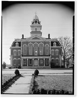 Hancock County Courthouse, Town Square, Sparta, Hancock County, GA, Historic Print