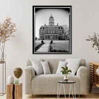 Hancock County Courthouse, Town Square, Sparta, Hancock County, GA, Historic Print