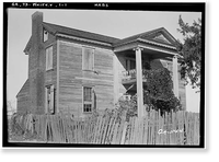 John Davidson House, Whitesville vicinity, Harris County, GA, Antique Wall Art