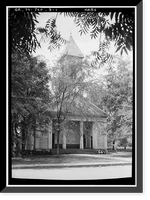 Historic Framed Print, Presbyterian Church, Jefferson, Jackson County, GA,  17-7/8" x 21-7/8"